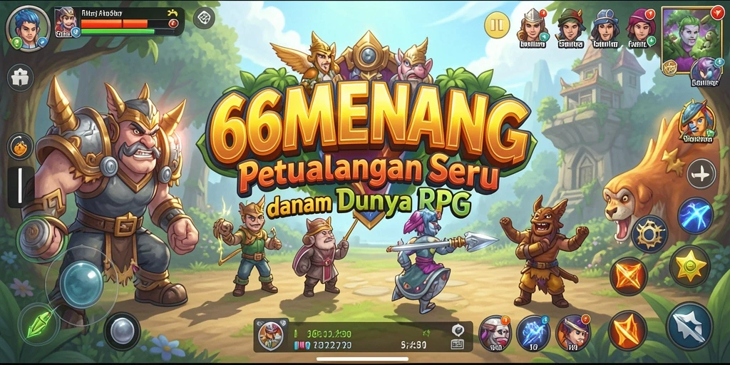 Tampilan gameplay 66MENANG menampilkan aksi seru dan grafik menakjubkan.
