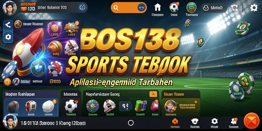 Tampilan utama BOS138 menampilkan berbagai pilihan taruhan olahraga.