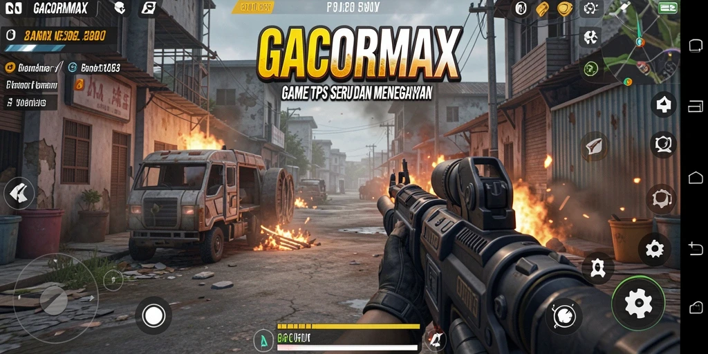 Gameplay seru GACORMAX dengan aksi tembak-menembak yang mendebarkan.