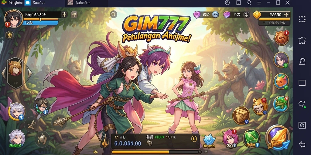 Tangkapan layar GIM777 menampilkan aksi pertarungan anime yang mendebarkan.