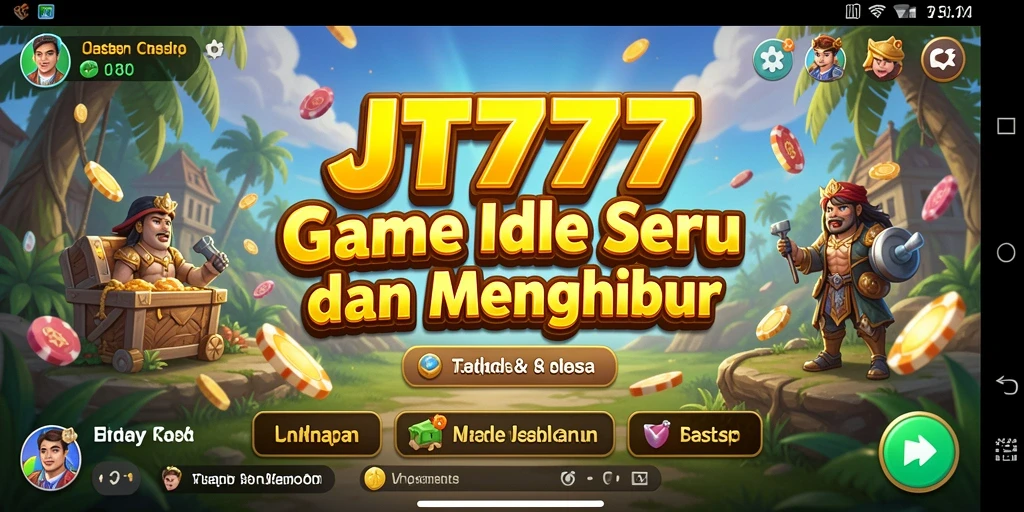 Screenshot menunjukkan gameplay seru dari JT777 yang menarik.