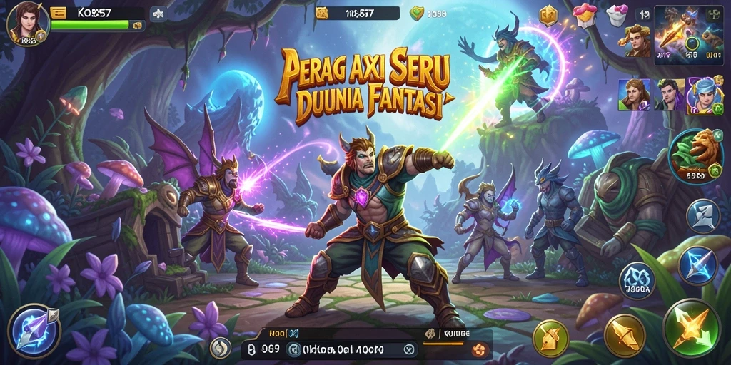 Tampilan screenshot KO857 menampilkan pertarungan seru antar karakter.