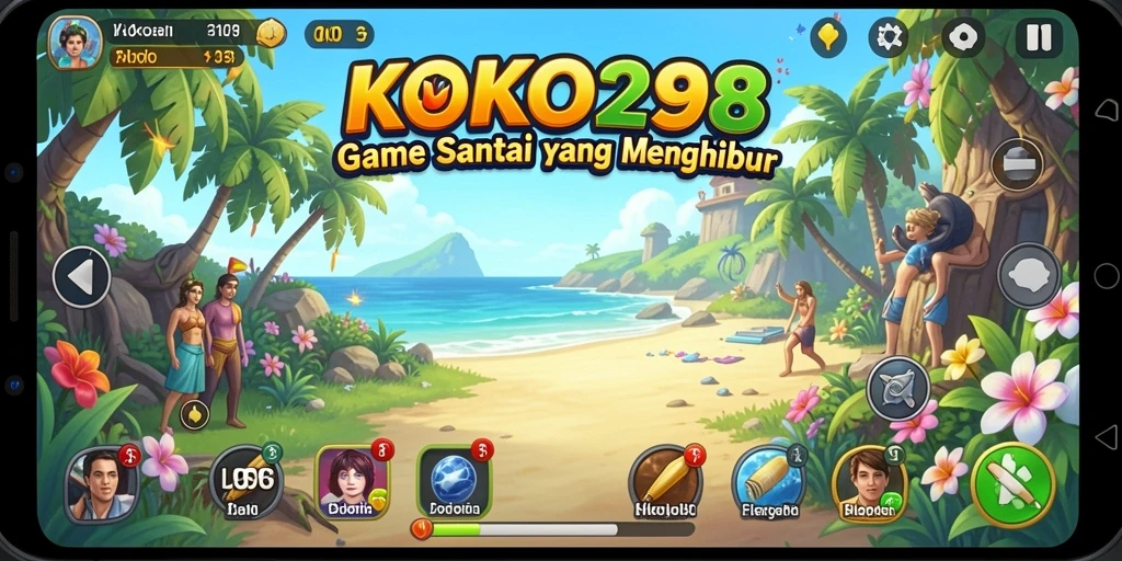 Screenshot permainan KOKO288 dengan tampilan menarik.