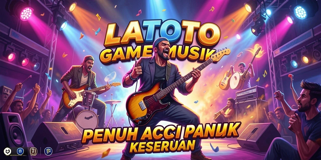 Screenshot LATOTO menampilkan keseruan gameplay musik yang menarik.