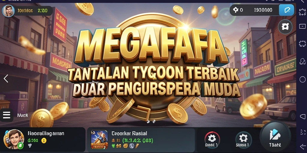 Tampilan gameplay MEGAFAFA yang menarik dan interaktif.