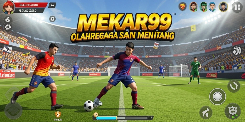 Tampilan gameplay seru dan kompetitif di MEKAR99.