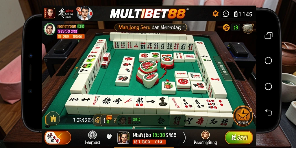 Tampilan gameplay Mahjong di <strong>MULTIBET88</strong> yang menarik dan interaktif.