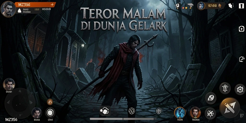 Tampilan gameplay MZ356 yang mencekam dan penuh ketegangan.