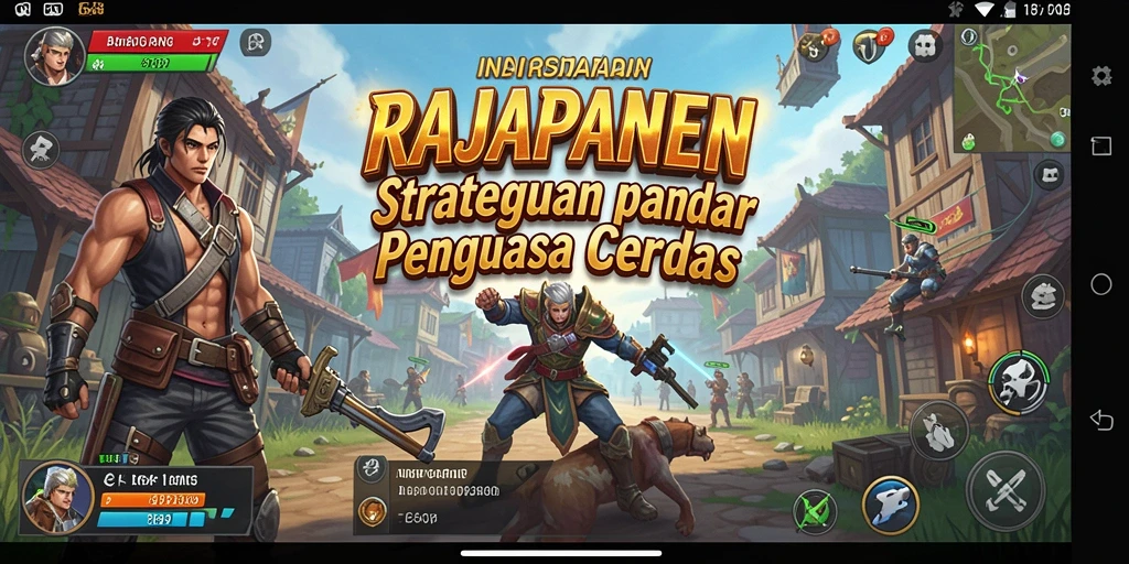 Tangkapan layar gameplay RAJAPANEN dengan aksi strategi yang mendebarkan.