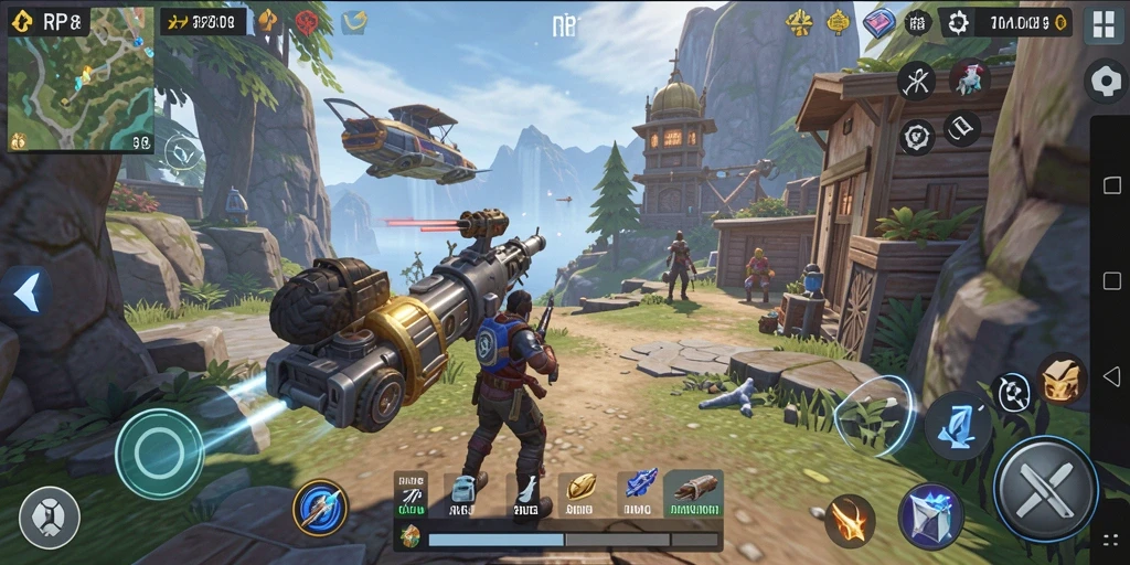 Tangkapan layar gameplay RP8 menampilkan simulasi yang mendetail dan interaktif.