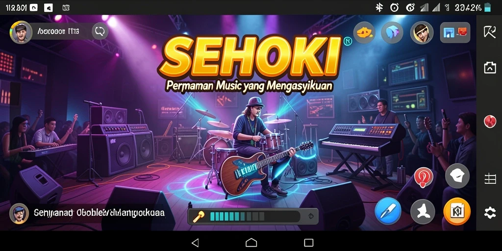 Screenshot gameplay SEHOKI menampilkan suasana kompetitif yang seru.