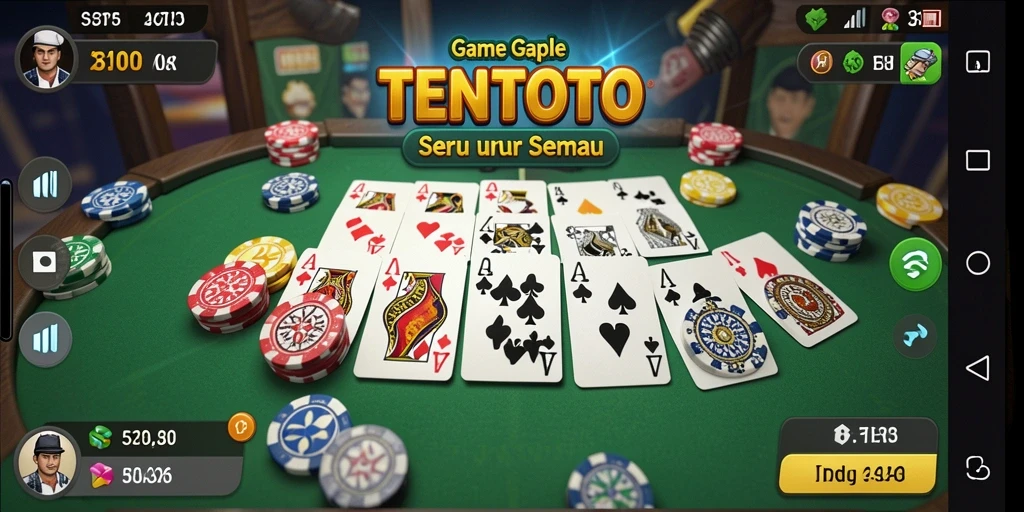 TANTANGAN SERU DI TENTOTO - Game Gaple Terbaik!