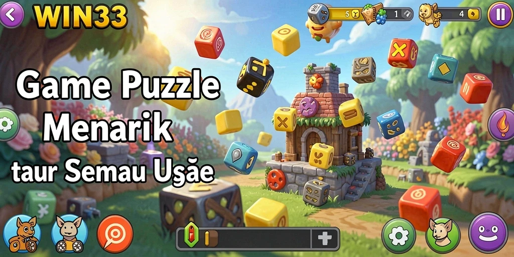 Gameplay menarik dalam WIN33 yang penuh tantangan puzzle.