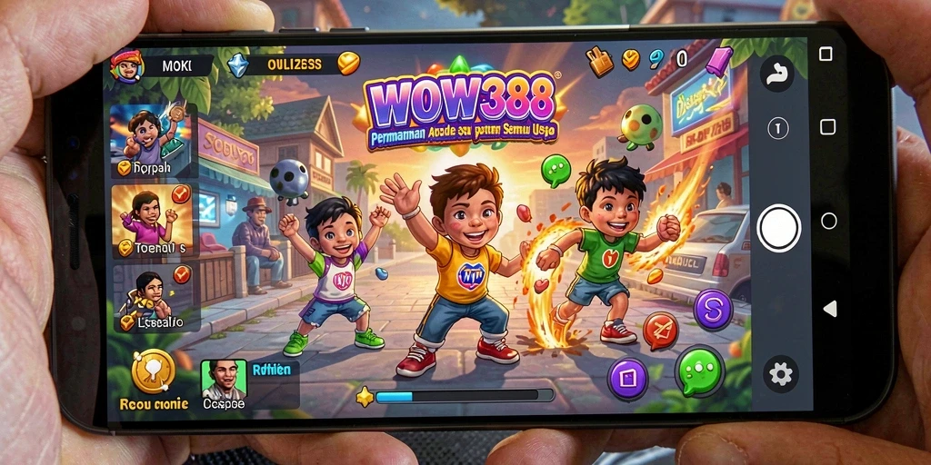 Tampilan gameplay seru WOW388 yang penuh tantangan.