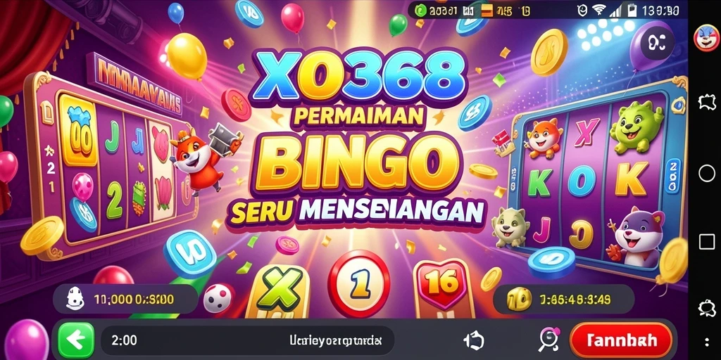 Screenshot gameplay XO368 yang menampilkan keseruan Bingo.